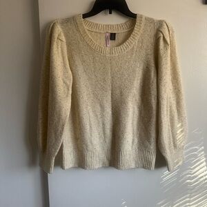 Love By Design Soft Beige Crew Neck Sweater